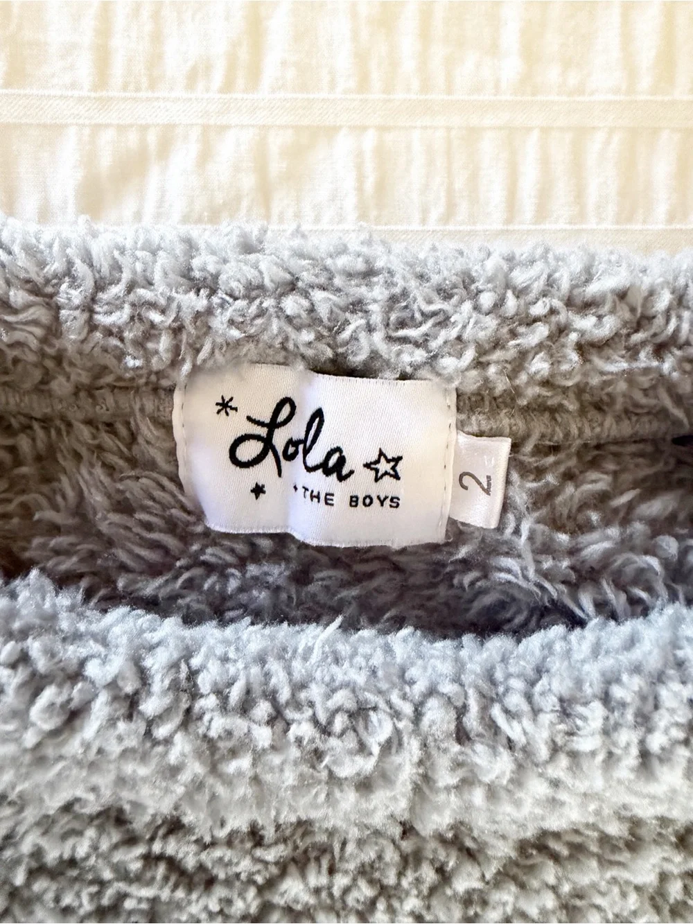 Lola + The Boys Smiley Fleece Set • 2 Years